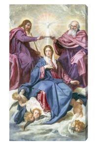 Coronation of the Virgin Deluxe Canvas