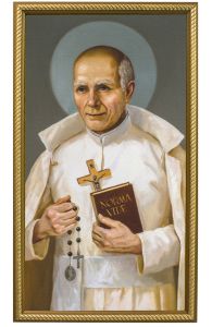 Saint Stanislaus Papczynski 10 x 18 Canvas, Gold Framed