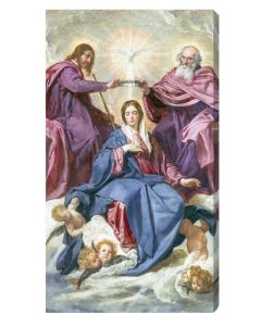 Coronation of the Virgin Deluxe Canvas