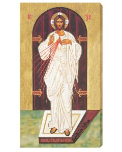 Eastern Icon 10 x 18 Canvas Print Divine Mercy