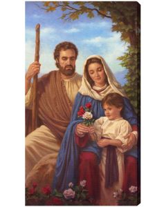 Holy Family 10 x 18 Canvas Print