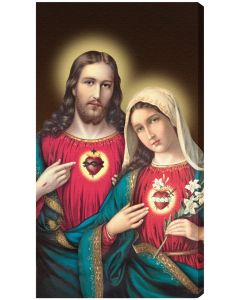 Two Hearts 10 x 18 Canvas Image