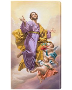 St. Joseph Assumed into Heaven Canvas Print